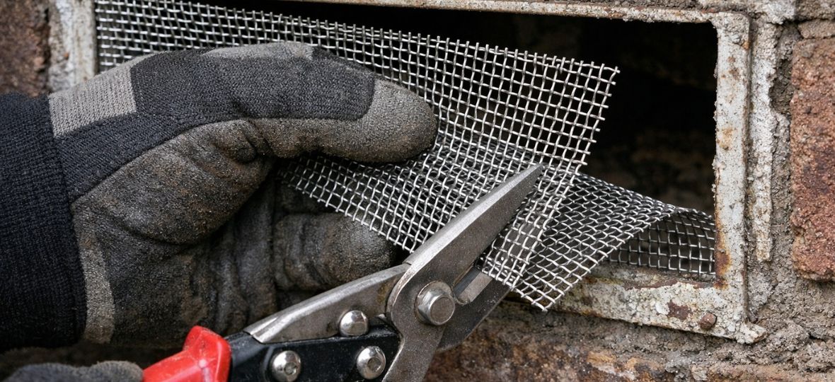 Attic insulation disturbed by rodent activity, damage and cleanup in a Winston-Salem home