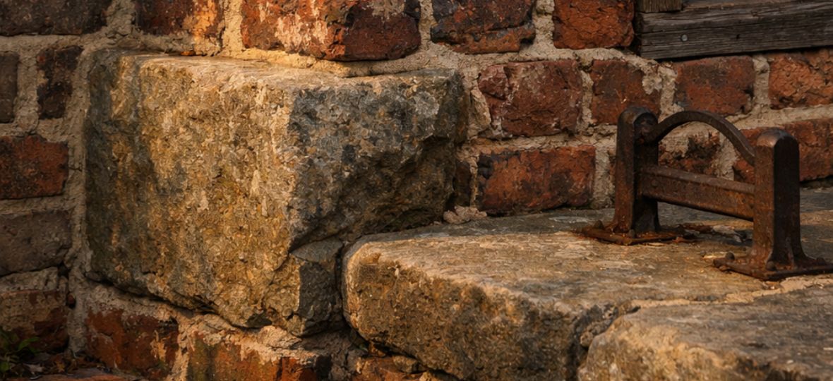 Historic Old Salem or West End brick foundation, rodent proofing without damaging original fabric