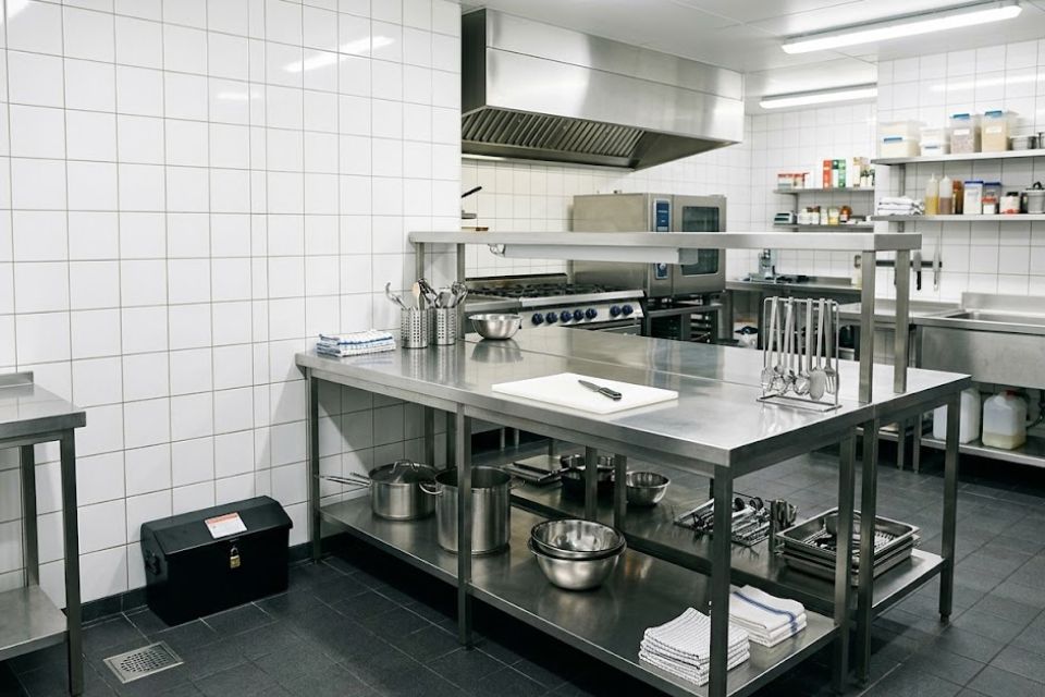 Restaurant rodent control, commercial kitchen back-of-house in downtown Winston-Salem